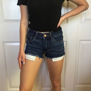 American Eagle high-rise jean shorts